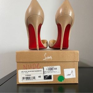 HOLIDAY SALE 🎁🎉🎄Christian Louboutin Nude Heels